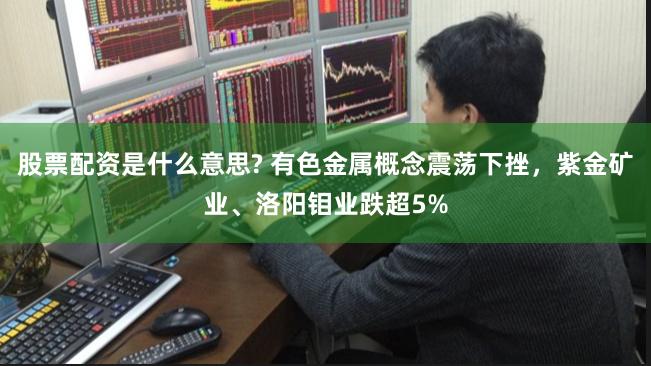 股票配资是什么意思? 有色金属概念震荡下挫，紫金矿业、洛阳钼业跌超5%